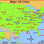 Map United States Major Cities Holiday Map Q HolidayMapQ