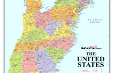 Map Usa East Coast States Capitals Creatop Me With Eastern United