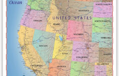 Map West Coast Of Usa Kinderzimmer 2018