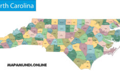 Mapa De Carolina Del Norte Pol tico Y F sico Im genes HD 2020