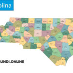 Mapa De Carolina Del Norte Pol Tico Y F Sico Im Genes HD 2020