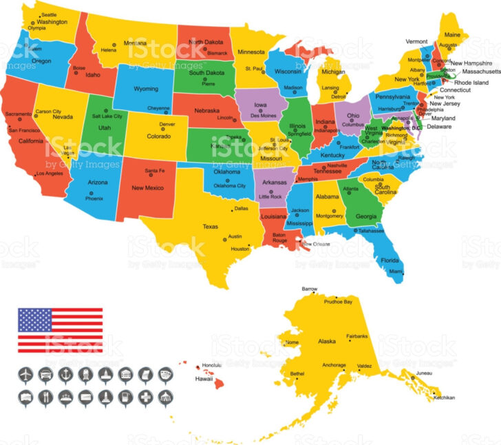 Mapa De USA Y Estados