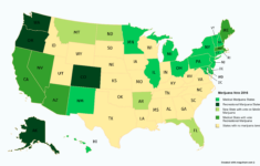 Marijuana Map Of The US After The 2016 Election It s Green Marijuana