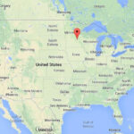 Minneapolis Location In Usa Map Time Zones Map