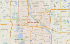 Minneapolis Minnesota Map United States