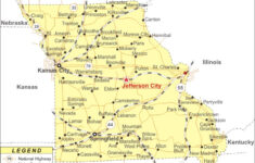 Missouri Map Map Of Missouri State USA Highways Cities Roads Rivers