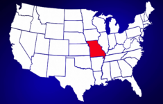 Missouri MO United States Of America 3d Animated State Map Motion