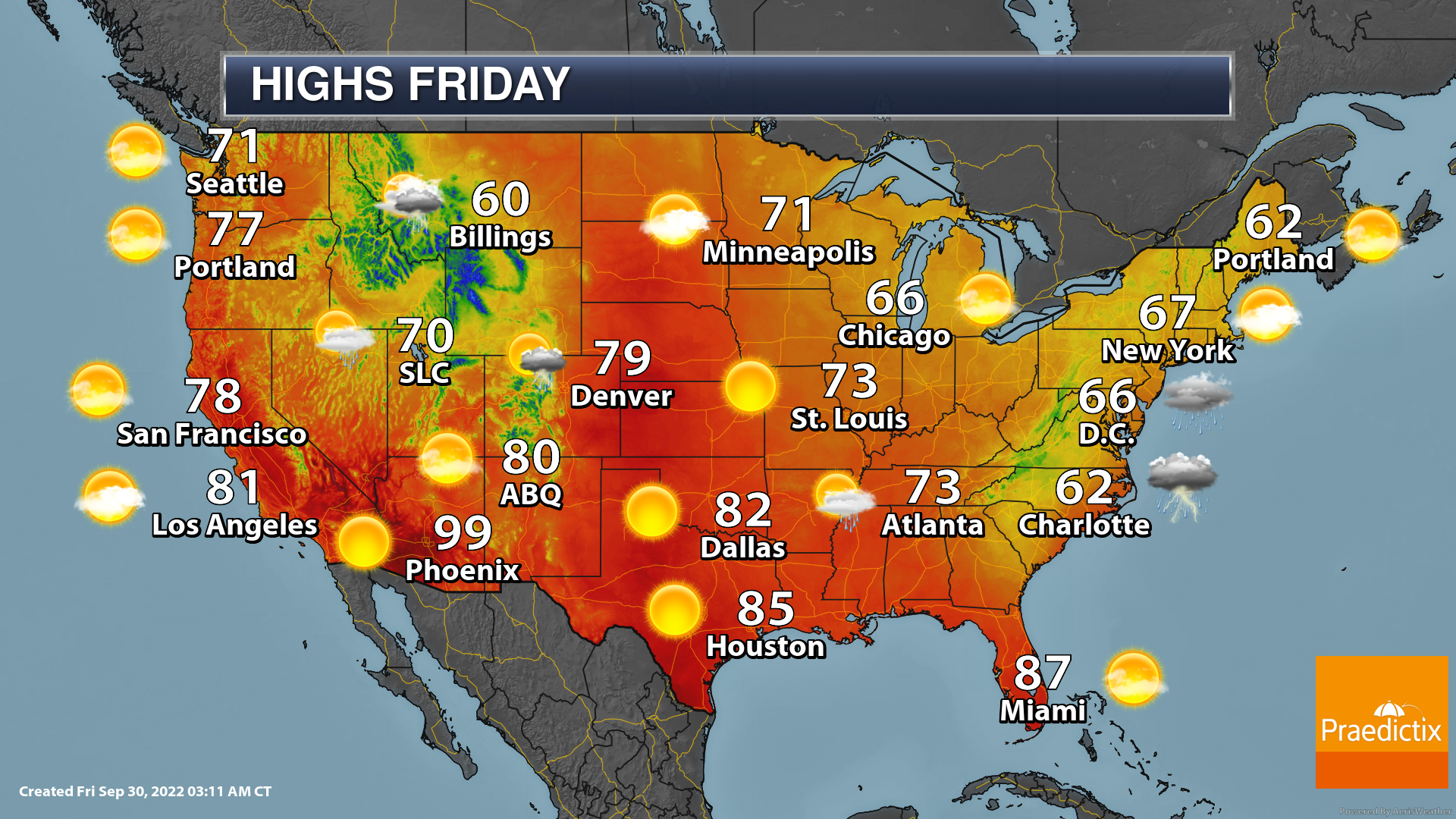 National Forecast Praedictix Weather Maps Video