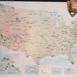 National Parks Map Five In A 5th
