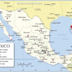 Nations Online Project Administrative Map Of Mexico Showing Mexican