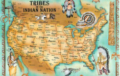 Native American Tribal Map Native American Map Native American