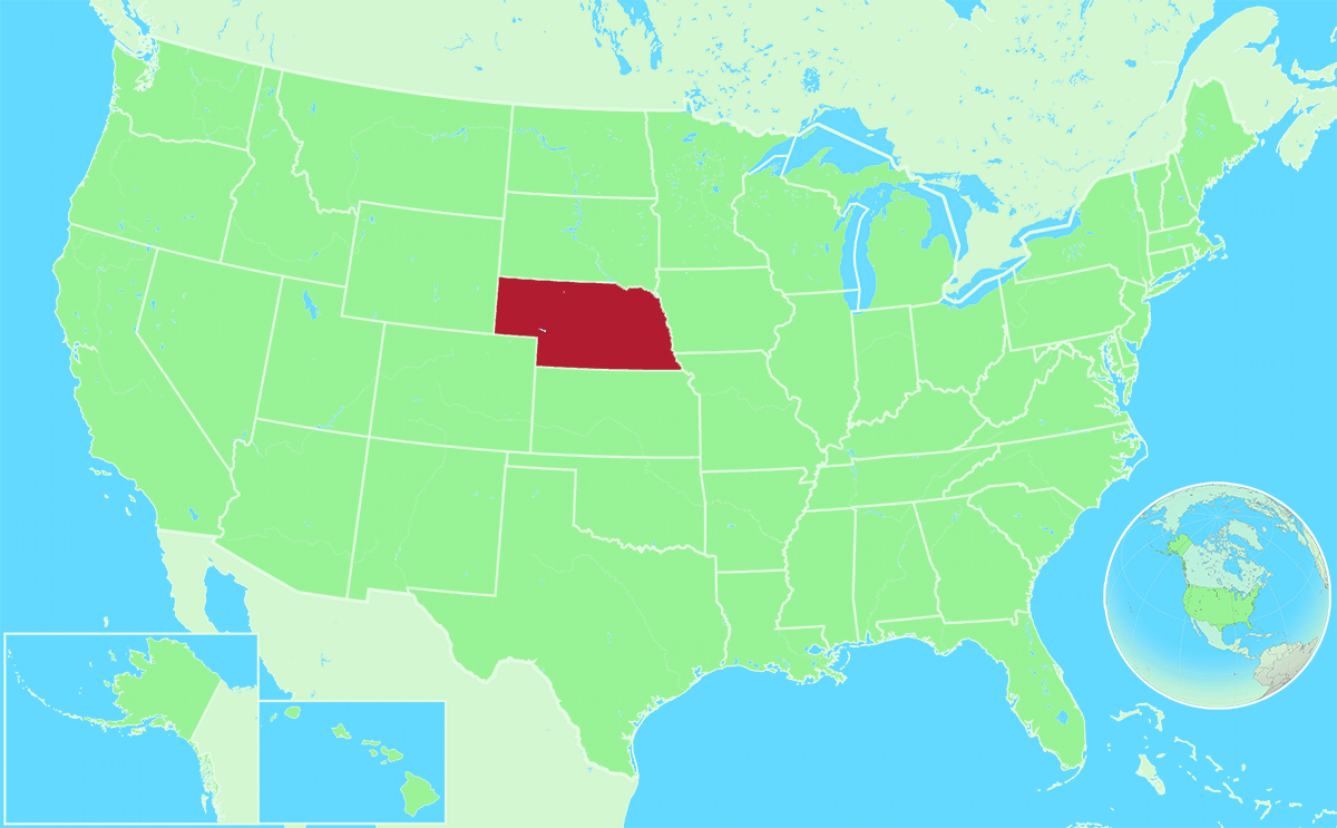 Nebraska Geographic Facts Maps Mapsof Net