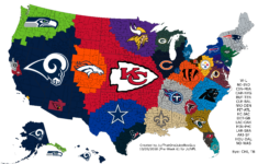 NFL Imperialism Map Week 5 2018 Nfl