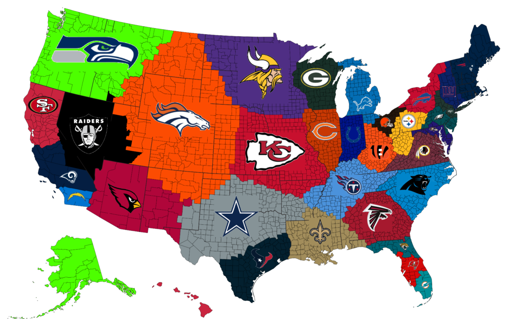 NFL Imperialism Map Week 6 2018 Nfl Printable Map Of USA   Nfl Imperialism Map Week 6 2018 Nfl 1 1024x634 