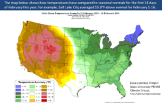 NOAA Insanely HIGH Temperatures Across USA In February SnowBrains