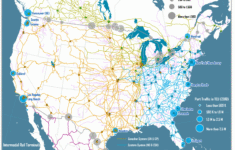 North American Intermodal Rail Map