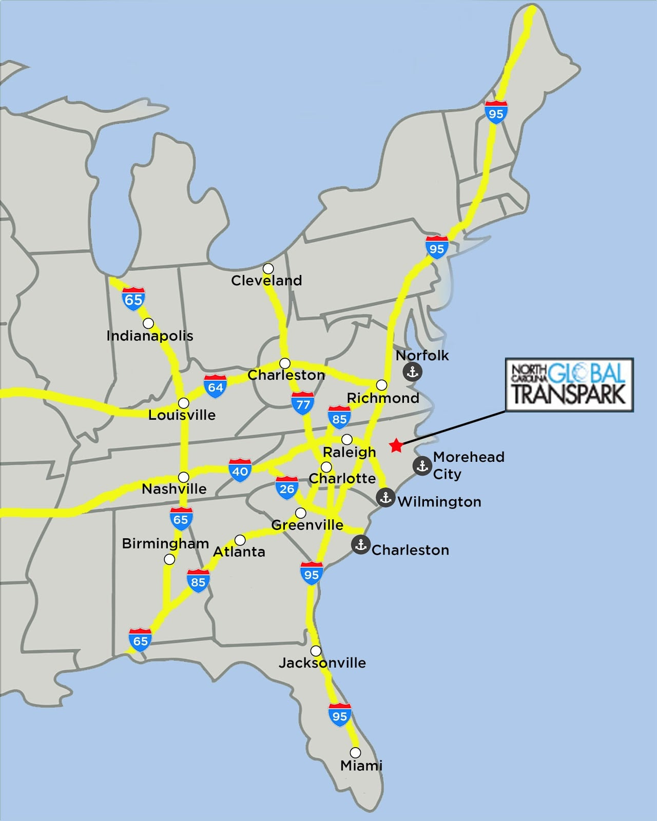 North Carolina Global Transpark Maps 1 