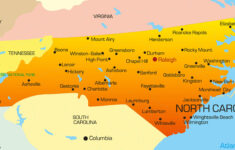 North Carolina Map Guide Of The World