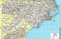 North Carolina Map Instant Download 1980 Printable Map Etsy