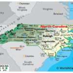 North Carolina Maps Facts World Atlas