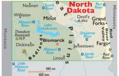 North Dakota Maps Facts World Atlas