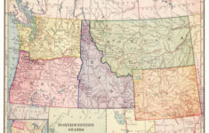 Northwestern States Map 1892 Print 14756024 Puzzle Framed Photos