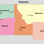 Northwestern US Political Map By Freeworldmaps