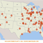 Nuclear Plants US Map Nuclear Nuclear Plant Map