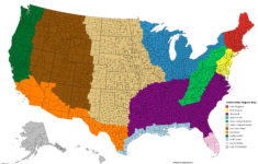 OC United States Regions Map MapPorn