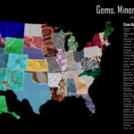 Official Gems Minerals And Rocks Symbols Of Every U S State Mapped
