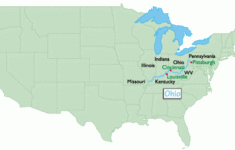 Ohio River Major Rivers Of The United States Map
