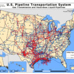 Oil Pipeline Map Usa CVLN RP