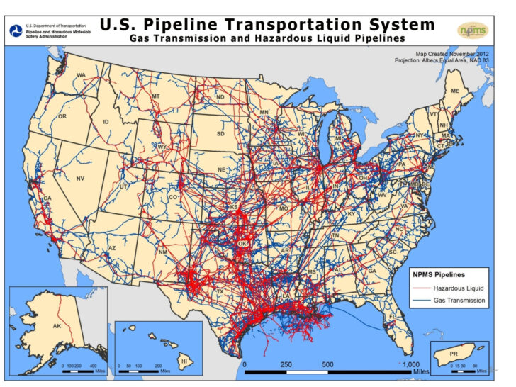 Pipeline Map USA