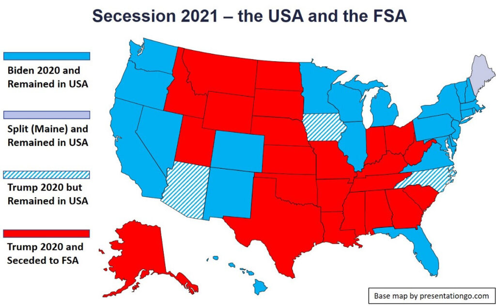 Political Map Of USA 2021 | Printable Map Of USA