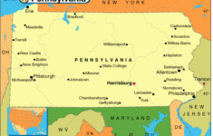 Pennsylvania Map USA