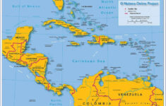 politcal map of central america and the caribbean visit costa rica Politcal Map Of Central America And The Caribbean Visit Costa Rica