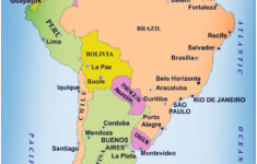 Political Map Of South America Free Printable Maps