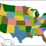 Printable Map Of The United States Color Printable US Maps