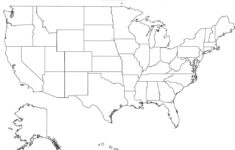Printable Map Of The Us Without State Names Printable US Maps