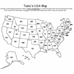 Printable Us Map Black And White Printable US Maps