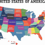 Printable Us Map States Labeled Valid Printable Map Us And Canada