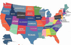 Printable Us Map States Labeled Valid Printable Map Us And Canada