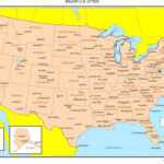 Printable Us Map With Capital Cities Refrence United States Map