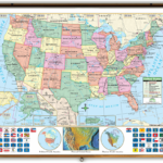 Printable Us Map With Latitude And Longitude And Cities Printable US Maps