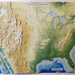 Raised Relief Map Of The USA Relief Map Us Map Topography Map