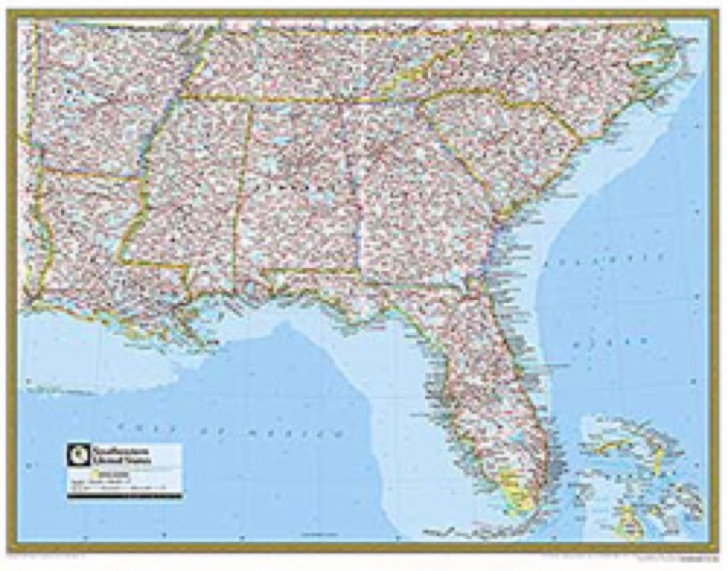 Map Of The Southeast USA