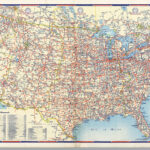 Road Map Of United States David Rumsey Historical Map Collection