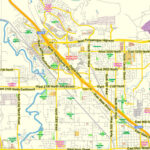 Salt Lake City Utah US PDF Map Vector Exact City Plan Low Detailed