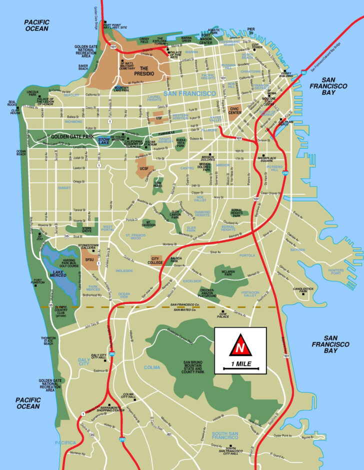 San Francisco Map USA