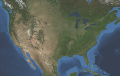 Satellite Map Of Usa Map Of The World